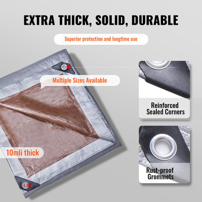 VEVOR PE Tarps - Select Your Configuration - FSBWYNZPEPE207MCQV0 - view 3