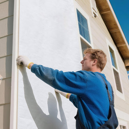 VEVOR House Wrap, 9 x 150 ft, 0.13 mm Thick Vapor Barrier, Heavy Duty Plastic Sheeting for Tear-resistant, Drop Cloth Vapor Barrier Covering for Residential & Commercial Construction, White - FSTQM9FT150FSRA05001V0 - view 9