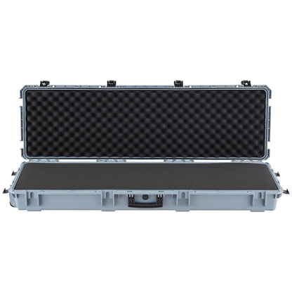 VEVOR Hard Rifle Case, Lockable Rifle Case with Pre-cut Foams, 52 in Gun Storage with Wheels, Heavy Duty IP67 Waterproof & Dustproof Pistol Storage Cases for Rifles, Shotguns, Airsoft Guns, Grey - FSYZBQH52415N8LQJ001V0 - view 10