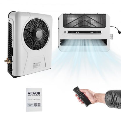 VEVOR Truck Air Conditioner, 12V 10000 BTU Mini Split AC Unit, 400 m³/h Airflow Cab Air Conditioner, Fast Cooling Low Noise for Semi Truck, Camper