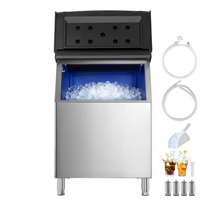 VEVOR Commercial Ice Maker Storage Bin, 500 LBS Capacity Ice-Bin, Stainless Steel Commercial Ice Storage Bin with Adjustable Anti-slip Rubber Feet, Suitable for Restaurant Hotel and Beverage Shops - FTZBJBTX500L15LVD001V0 - view 10