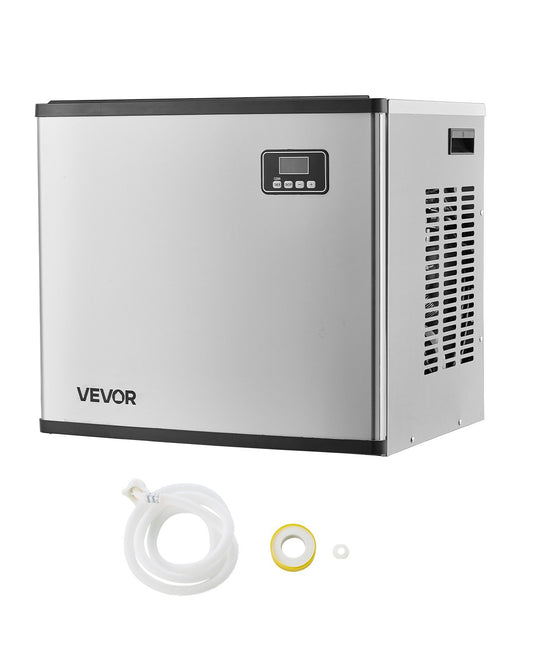 VEVOR Commercial Ice Maker Machine - Head, 360 Lbs/Day Stainless Steel Ice Machine with Self-Cleaning, Scheduled Ice-Making, Adjustable Thickness, Ideal for Restaurant Bar Cafe Hotel - Head Only - FTZBJJTBXGAJ0ZMAG001V1 - view 1