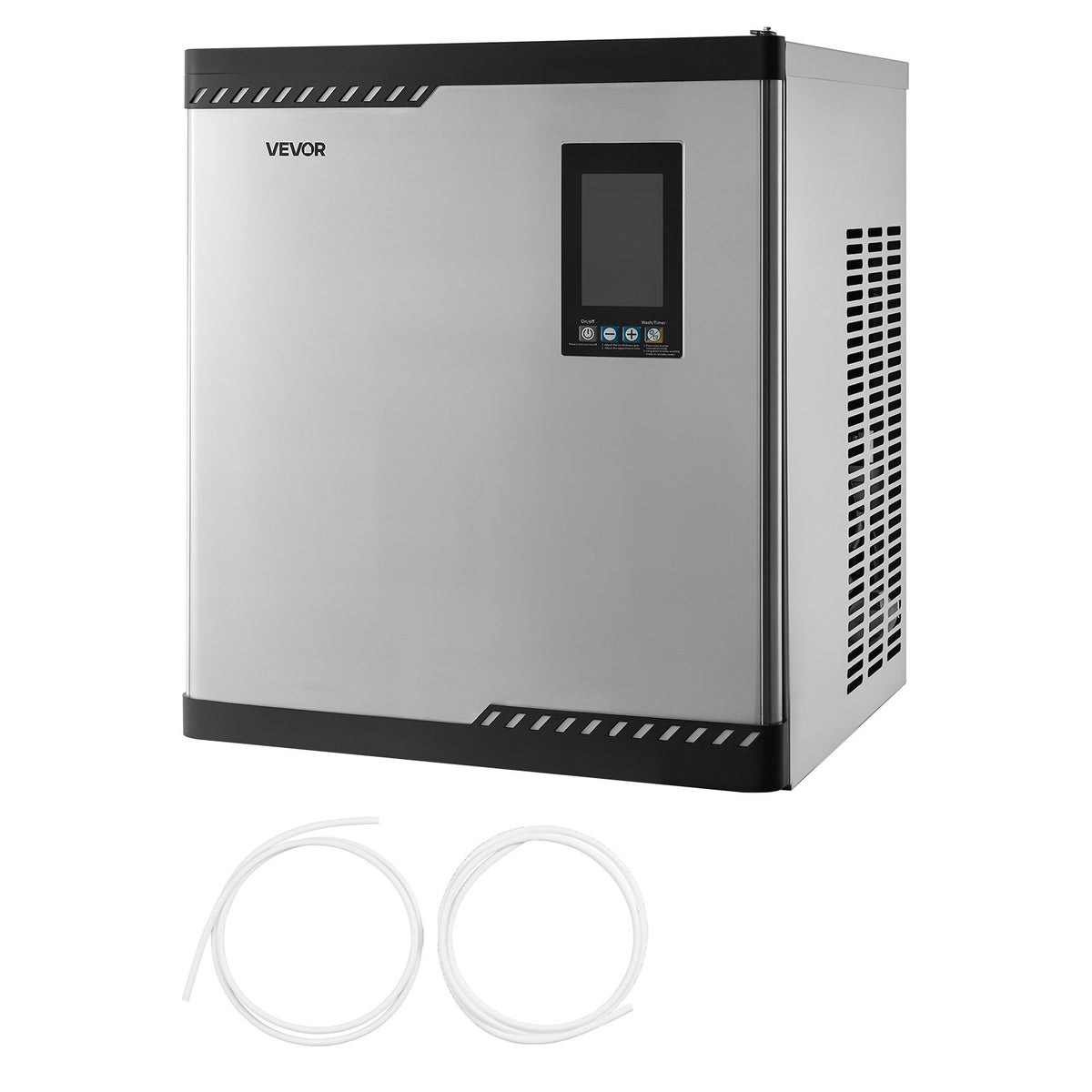 VEVOR Commercial Ice Maker Machine - Head, 300 Lbs/Day Stainless Steel Ice Machine with Scheduled Ice-Making, Self-Cleaning, Adjustable Thickness, Ideal for Restaurant Bar Cafe Hotel - Head Only - FTZBJJTXFB30BP3NB001V1 - view 10