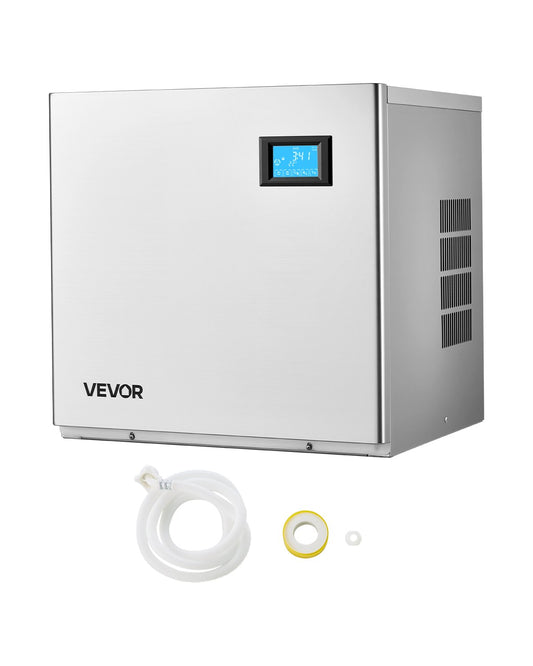VEVOR Commercial Ice Maker Machine - Head, 360 Lbs/Day Stainless Steel Ice Machine with Self-Cleaning, 156 PCS Ice Tray, Adjustable Thickness, Ideal for Restaurant Bar Cafe Hotel - Head Only - FTZBJJTXFB36KU3G1001V1 - view 1