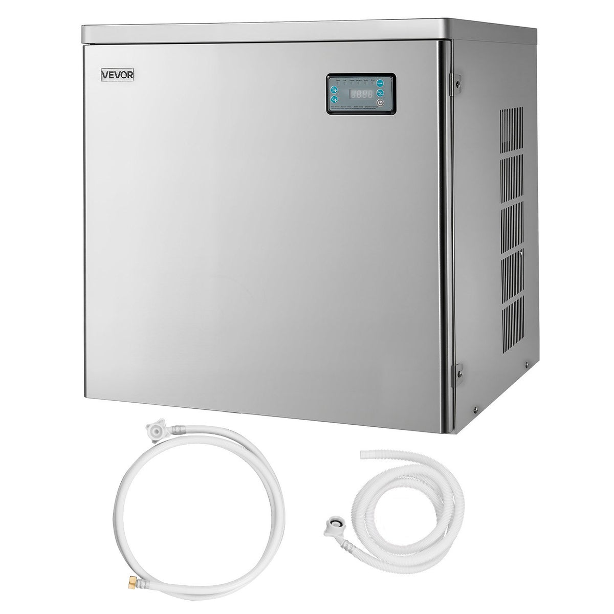 VEVOR Commercial Ice Maker Machine - Head, 450 Lbs/Day Stainless Steel Ice Machine with Scheduled Ice-Making, Self-Cleaning, Adjustable Thickness, Ideal for Restaurant Bar Cafe Hotel - Head Only - FTZBJJTXFB45HO1GS001V1 - view 1