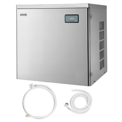 VEVOR Commercial Ice Maker Machine - Head, 450 Lbs/Day Stainless Steel Ice Machine with Scheduled Ice-Making, Self-Cleaning, Adjustable Thickness, Ideal for Restaurant Bar Cafe Hotel - Head Only - FTZBJJTXFB45HO1GS001V1 - view 1
