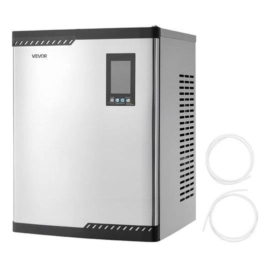 VEVOR Commercial Ice Maker Machine - Head, 800 Lbs/Day Stainless Steel Ice Machine with Scheduled Ice-Making, Self-Cleaning, Adjustable Thickness, Ideal for Restaurant Bar Cafe Hotel - Head Only - FTZBJJTXFB509P343001V1 - view 1