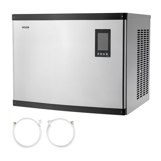 VEVOR Commercial Ice Maker Machine - Head, 1000 Lbs/Day Stainless Steel Ice Machine with Scheduled Ice-Making, Self-Cleaning, Adjustable Thickness, Ideal for Restaurant Bar Cafe Hotel - Head Only - FTZBJJTXFB80YSGO4001V4 - view 1