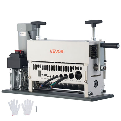 VEVOR Electric Wire Stripper Machine, 0.06-1.57 in, 11 Channel Automatic Copper Cable Stripper,  370W Wire Stripper Tool with Manual Hand Crank Mode, Emergency Stop Button, for Scrap Copper Recycling - FXBXJDDDDCG3275PQ001V1 - view 1