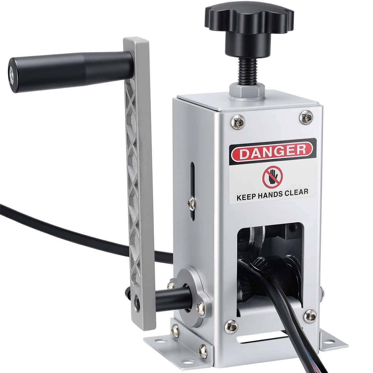 VEVOR Manual Wire Stripper Machine, 0.06-1.18 in, Copper Cable Stripper Tool, Hand Crank or Drill Powered Modes, Heavy-Duty Q235 Frame Wire Stripping Machine, Easy to Use, for Scrap Copper Recycling - FXBXJSDDDCGWTNJSU001V0 - view 10