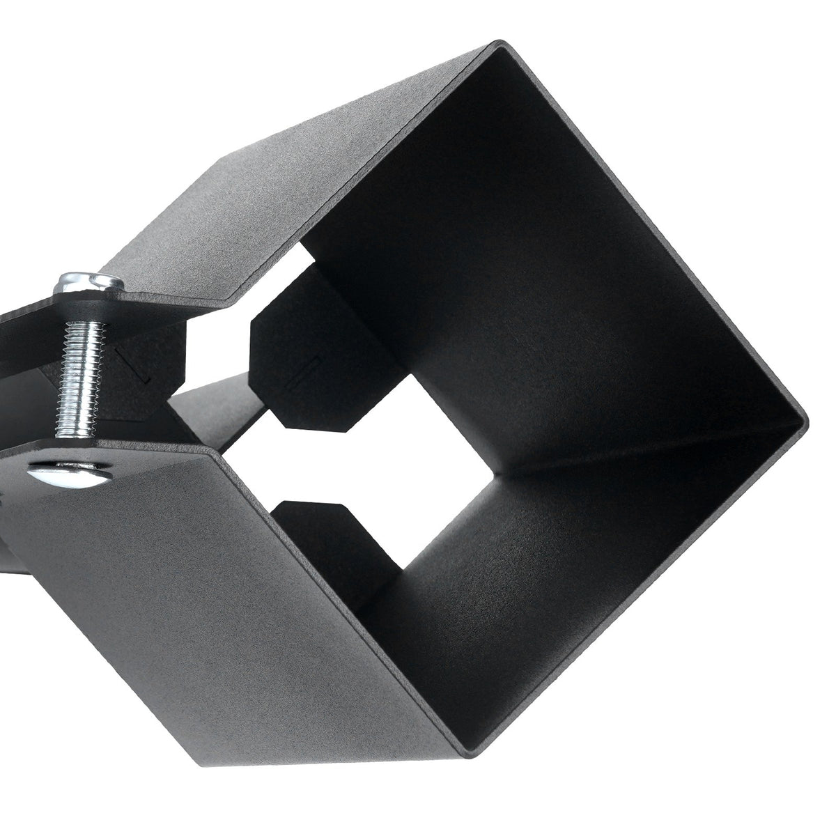 VEVOR Fence Post Anchor Ground Spike, 4 Pack 24 x 4 x 4 Inches Outer Diameter (Inner Diameter 3.5 x3.5 Inches), Metal Black Powder Coated Post Stake Ground, for Mailbox Deck Garden Railing - FXDD35YC24YCI2IY6V0 - view 10