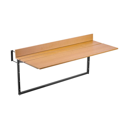 VEVOR Balcony Hanging Table, 15 x 39 in Folding Balcony Railing Table, Outdoor Balcony Bar Table for Railings, 5-Level Adjustable, Fit Railing from 1" to 5.3", Serving Table for Patio & Deck - FXGZFM15INCH2IBS1V0 - view 10
