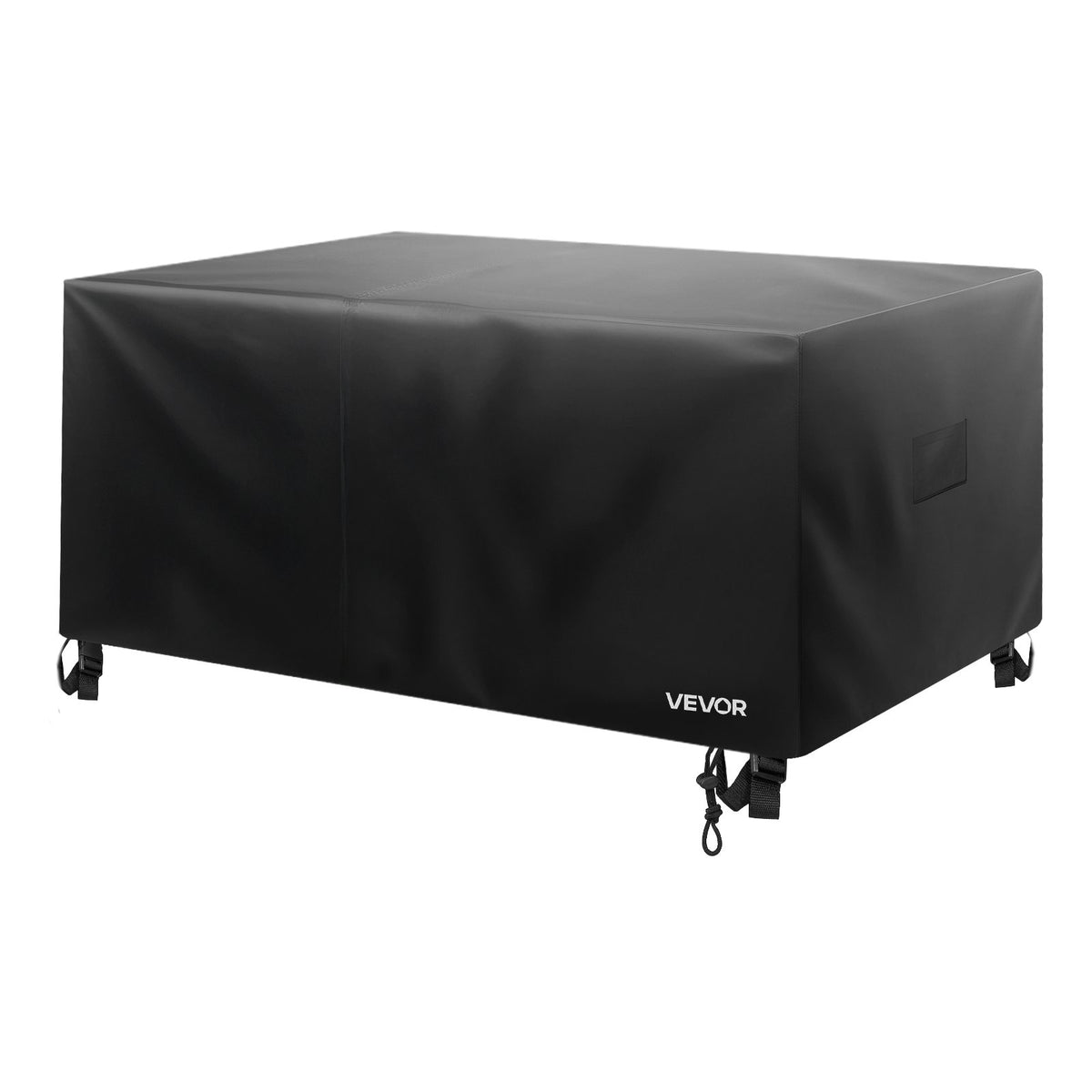 VEVOR Patio Furniture Cover, 420D Heavy Duty Waterproof Outdoor Dining Table and Chairs Cover, Large Squre Patio Table Covers with Air Vent for All Weather, 74L x 74W x 28H inch, Black - FXJJZNJB7474KBY5N001V0 - view 10
