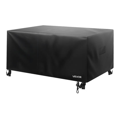 VEVOR Patio Furniture Cover, 420D Heavy Duty Waterproof Outdoor Dining Table and Chairs Cover, Large Squre Patio Table Covers with Air Vent for All Weather, 74L x 74W x 28H inch, Black - FXJJZNJB7474KBY5N001V0 - view 10