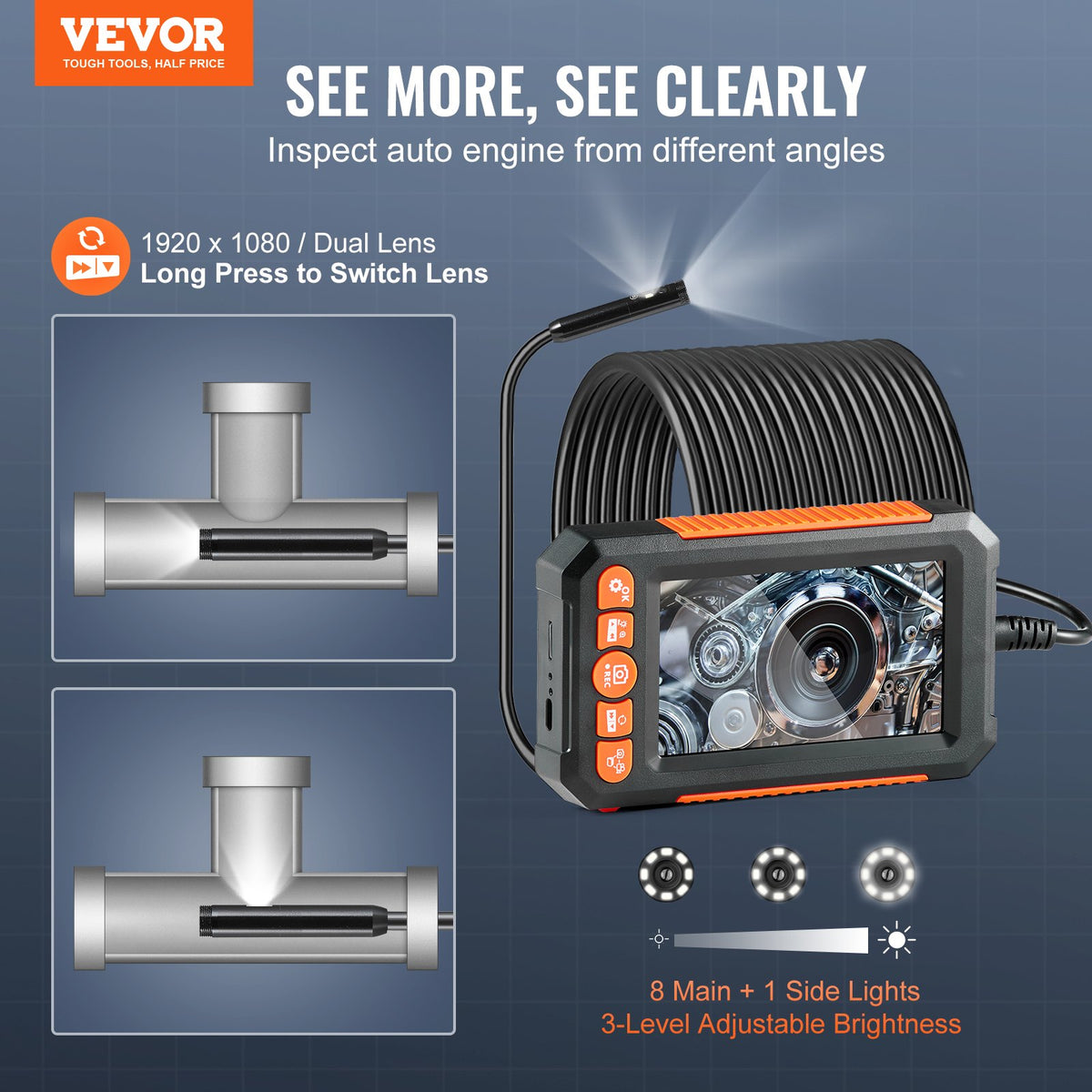 VEVOR Borescope - Select Your Configuration - FXKQXNKJDPM40XCXEV9 - view 2