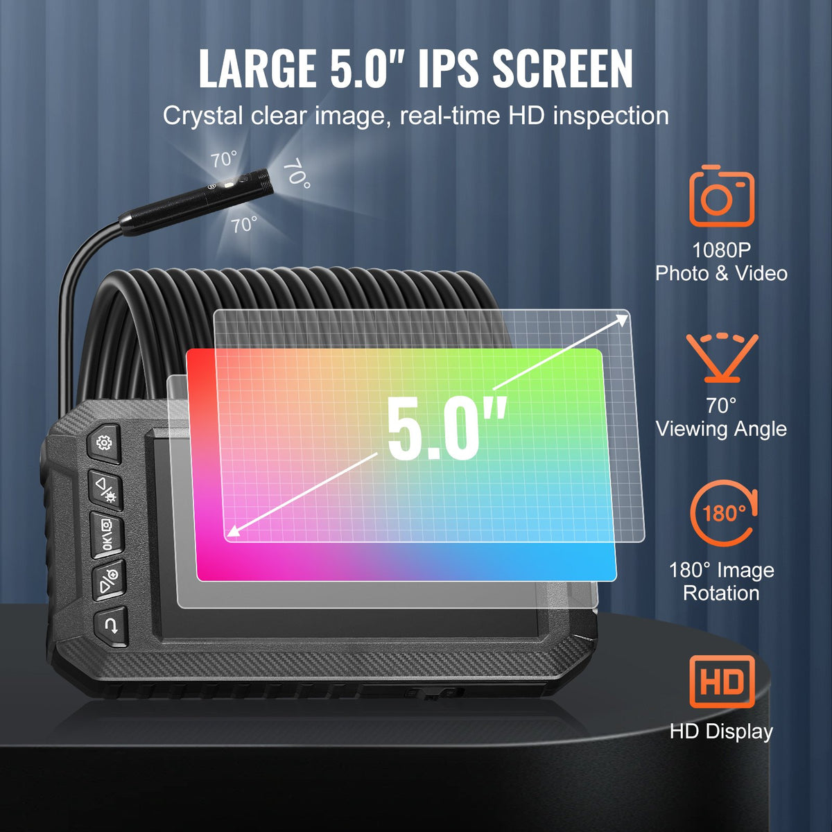 VEVOR Borescope - Select Your Configuration - FXKQXNKJDPM5DS0JDV9 - view 3