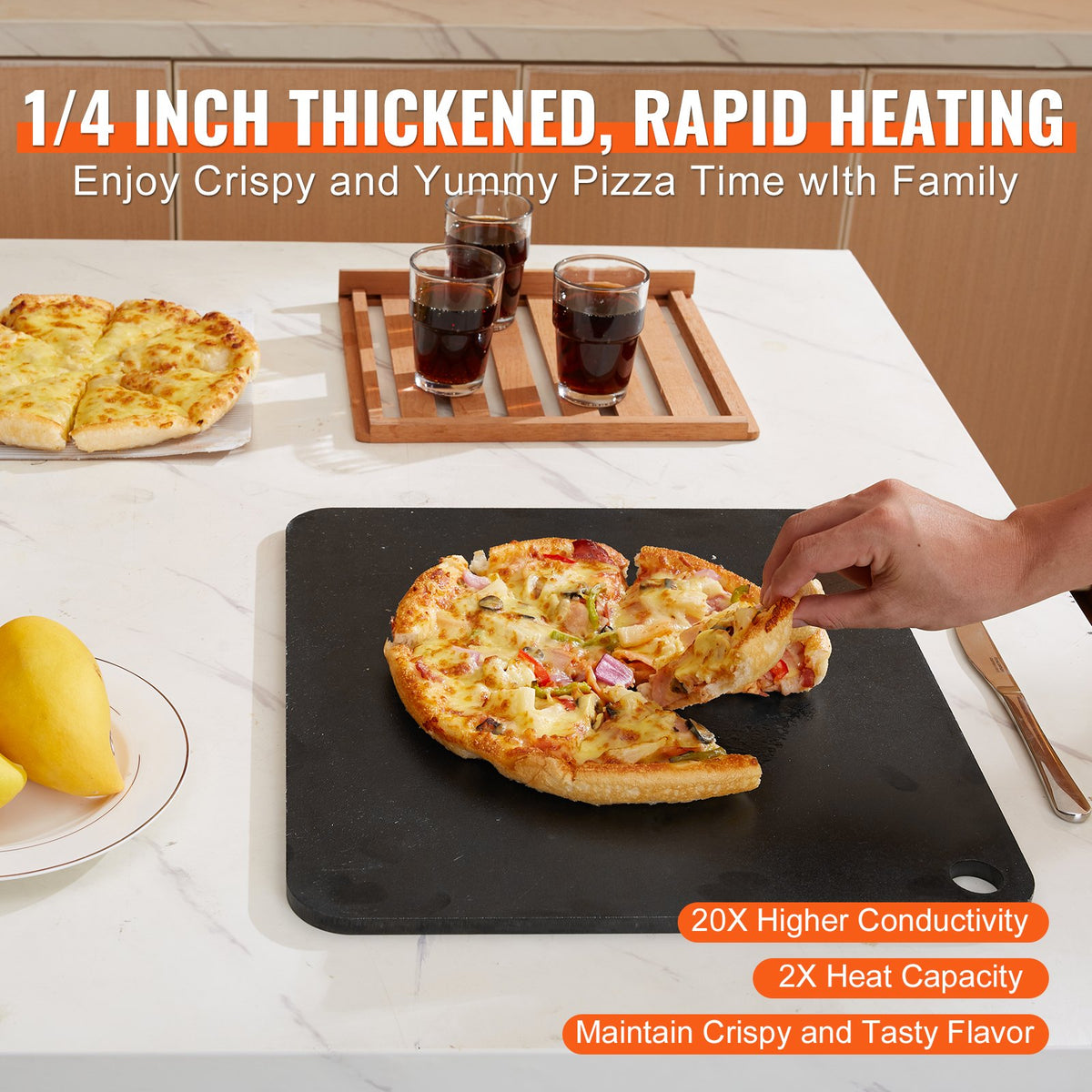 VEVOR Pizza Baking Steel - Select Your Configuration - FXPSPSGB1614O1YE3V0 - view 3