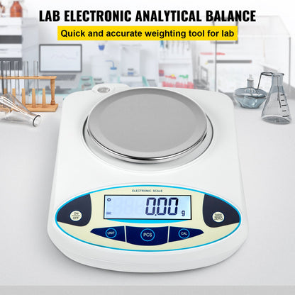VEVOR Lab Scale Analytical Balance, 3000g x 0.01g Accuracy High Precision Lab Scale 13 Units Conversion Scientific Digital Laboratory Balance Scale for Lab, Jewelry, Industrial, - FXTPMC3000G20TVVRV1 - view 2