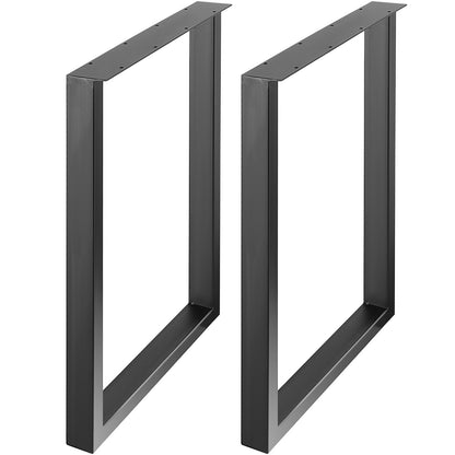 VEVOR Square Steel Table Legs, 28x17.7 in, Set of 2 - view 3