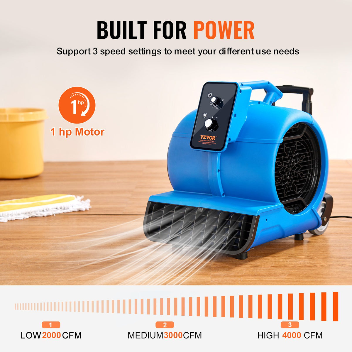 VEVOR Blower Fans - Select Your Configuration - FXZXDMGFJ155NADD1V1 - view 3