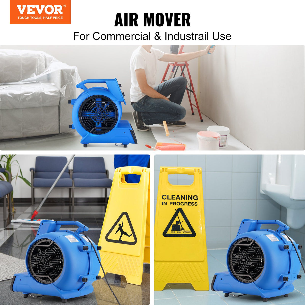 VEVOR Blower Fans - Select Your Configuration - FXZXDMGFJ1800S8XLV1 - view 2