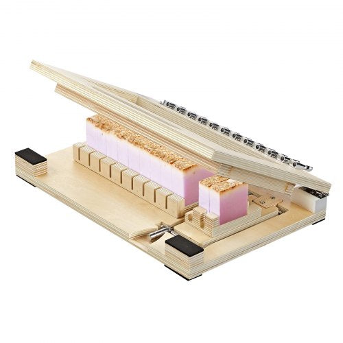 VEVOR Soap Cutter, Cut 1-12 Bars, Precisely and Accurately Cut 1" Bars, Wood Frame With Stainless Steel Wire, with Extra Wires, Multi Handmade Soap Wire Cutter for Candles, DIY Making Cutting Tool - FZQGQSLLJDDQRDDMX001V0 - view 2