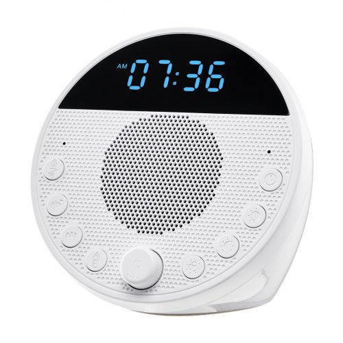 VEVOR Sound Machine, 18 Soothing Sleep Sounds, 7-Color Night Light, 6-in-1 White Noise Sound Machine with Dual Alarms, APP, Auto-Off Timer and Memory Function, for Baby, Adults, Home, Office & Travel - FZSMYSLTMS18SZ8ERV9 - view 2