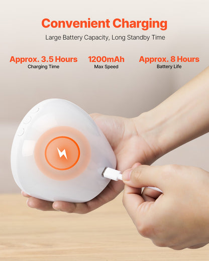 VEVOR Sound Machine, 18 Soothing Sleep Sounds, 7-Color Night Light, 6-in-1 White Noise Sound Machine with Dual Alarms, APP, Auto-Off Timer and Memory Function, for Baby, Adults, Home, Office & Travel - FZSMYSLTMS18SZ8ERV9 - view 5