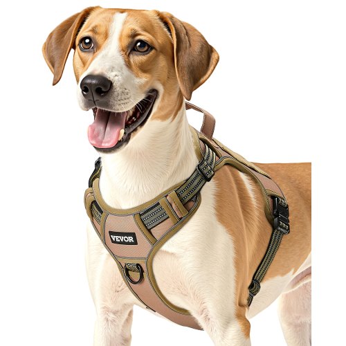VEVOR Dog Harness for Large Dogs, No Pull Tactical Dog Harness Adjustable Pet Vest, with Handle, Metal Rings, Buckles, Reflective Stitching Nylon Oxford Fabric, for Training, Walking, and Hiking - GBDXLGBDLM00LOZZIV0 - view 2