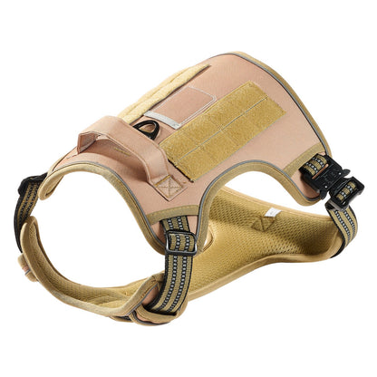 VEVOR Dog Harness for Large Dogs, No Pull Tactical Dog Harness Adjustable Pet Vest, with Handle, Metal Rings, Buckles, Reflective Stitching Nylon Oxford Fabric, for Training, Walking, and Hiking - GBDXLGBDLM00LOZZIV0 - view 10