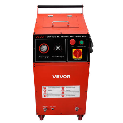 VEVOR Dry Ice Blasting Machine, 16.5LBS (7.5KG) Capacity Dry Ice Cleaning Machine with 4 Nozzles, Adjustable Pressure & Dry Ice Amount, Movable Blaster Cleaner for Auto Ship Aviation Chemical, 120V - GBQXJKDK75KGA5PO0001V1 - view 10