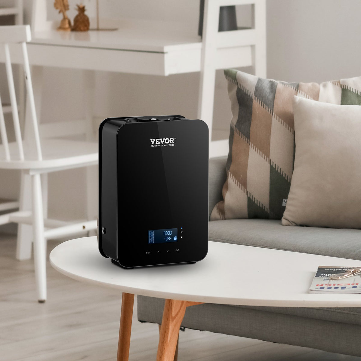 VEVOR Scent Air Machine, 180ml Bluetooth Smart Essential Oil Diffuser, 2000sq.ft Waterless HVAC Scent Diffuser with Cold Air Technology, Aromatherapy Diffuser Machine for Home, Office, Hotel, - GBSLSXXJ180LLWFYJV1 - view 9