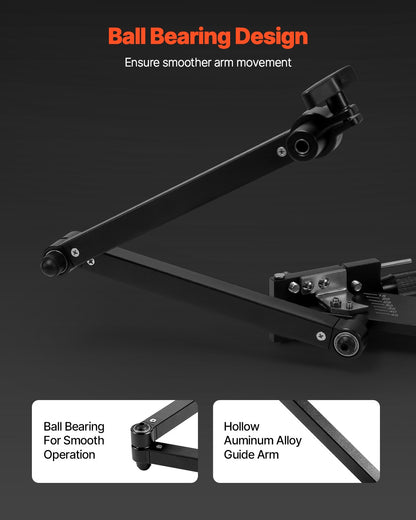 VEVOR Lawn Mower Blade Sharpener, 15° - 45° Adjustable Lawnmower Blade Sharpening Tool with 4 Adapter Pins, Ball Bearing Design & 25mm Enlarged Handle, Compatible with Most Angle Grinders - GCDPJJ1545MY5H0TG001V0 - view 4