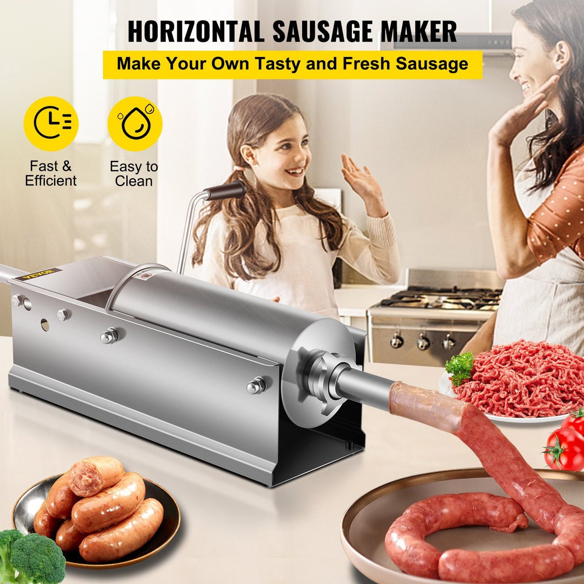 VEVOR Sausage Stuffers - Select Your Configuration - GCJSDSPS5L0000001V0 - view 2