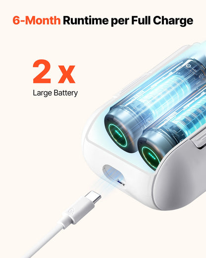 VEVOR Automatic Curtain Opener, APP and Remote Control, Hub Included, Electric Smart Curtain Opener Compatible with Alexa and Google Home, Timed Opening and Closing, Silent Mode, for Roman Rods - GDJQRLMG0000QHCOK001V9 - view 9