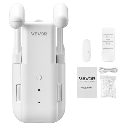 VEVOR Automatic Curtain Opener, APP and Remote Control, Hub Included, Electric Smart Curtain Opener Compatible with Alexa and Google Home, Timed Opening and Closing, Silent Mode, for Roman Rods - GDJQRLMG0000QHCOK001V9 - view 10