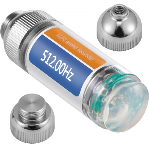 VEVOR 512HZ Sonde 8/5\" and 1/4-20\" Connectors Rigid Drain Locator for Locating & Detecting Small Sewer & Pipelines, Silver - GDKSYWWW512HZZDWEV0 - view 1