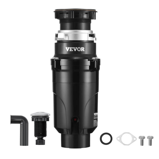 VEVOR Garbage Disposal, 1/2HP 3450RPM Continuous Feed Food Waste Disposer, EZ Connect Food Waste Grinding System with Power Cord & Splash Guard for Kitchen Sinks - GDLJCLQ12HPZ5NZBIV1 - view 1