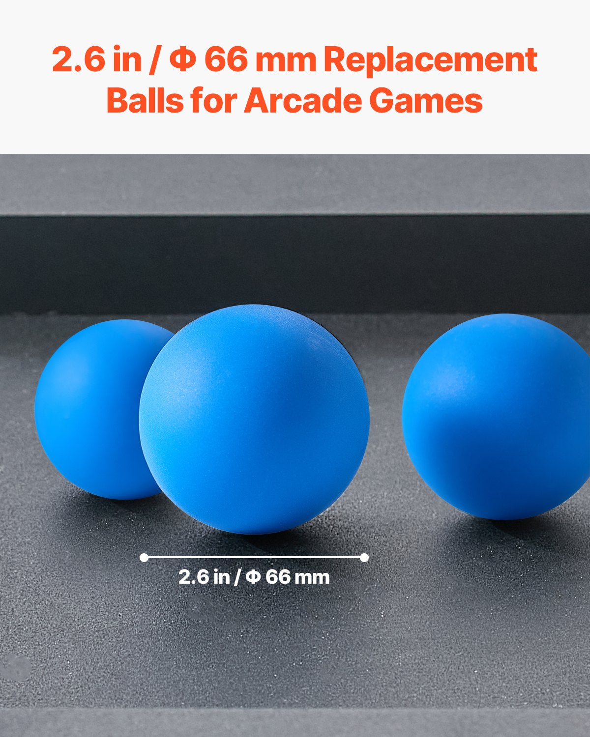VEVOR Roll and Score Classic Arcade Game Ball, 4-pack Replacement Set, Arcade Accessory for Arcade Tossing Ball Games, Ideal for Adults Kids Family Recreation Game Rooms Outdoor Activities - GDQPJ4J00000LVBJBV0 - view 5