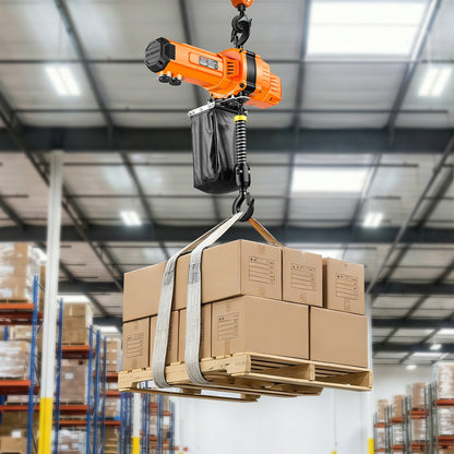 VEVOR 2200 lbs Electric Chain Hoist, 10 ft Lifting Height, 120V Single Phase Overhead Crane with 10 ft Wired Remote Control, G100 Chain Electric Lift Hoist for Factories, Warehouses, Garages - GDSDDHLHLJCKME748001V1 - view 9