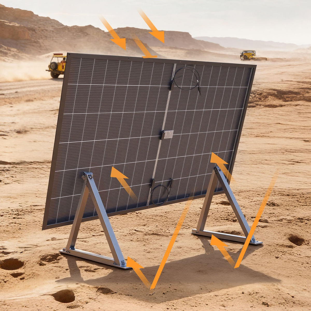 VEVOR 2PCS 400W Bifacial Solar Panels, 16BB N-Type Monocrystalline PV Module 24% Efficiency, IP65 Waterproof Solar Panel with MC4 Output & Aluminum Frame for Car Boat RV Flat Rooftop Off-Grid - GDSTYNB2400WWO46E001V1 - view 9