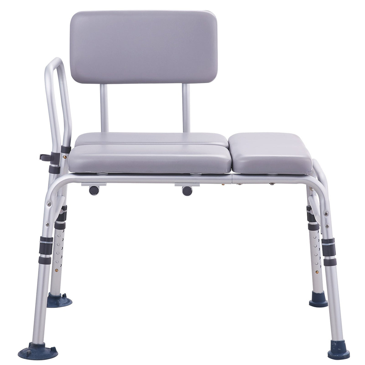 VEVOR Tub Transfer Bench for Bathtub 500lbs, Shower Seats for Adults, Lightweight Shower Bench for Elderly and Disabled with Padded Seat,  Non-Slip Bath Seats with Armrest and Reversible Backrest - GDSYGZYTLSLB6DTHDV0 - view 10