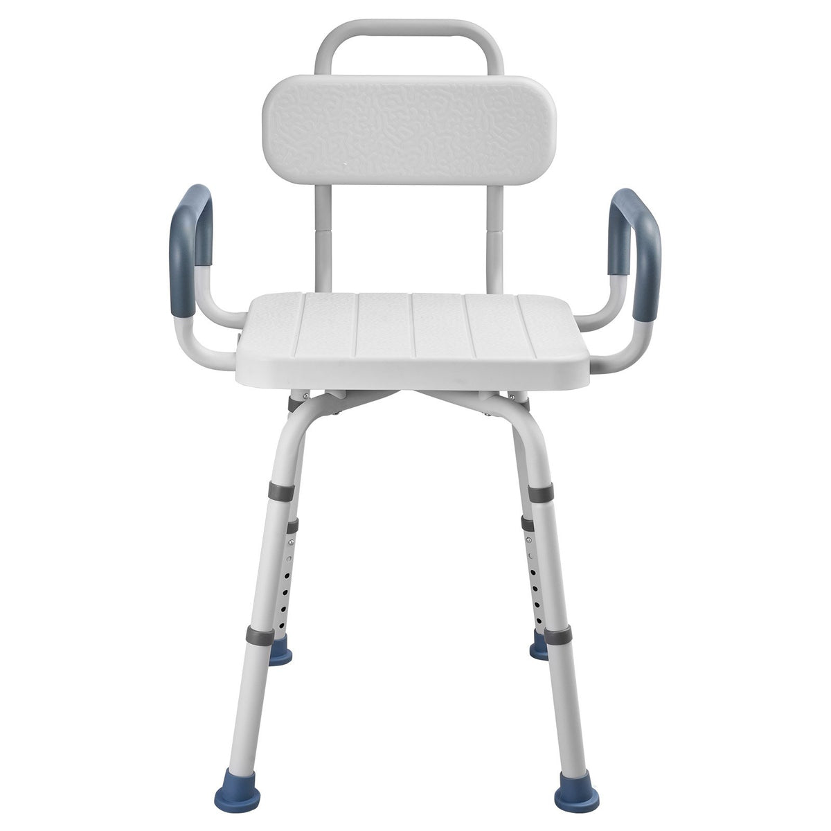 VEVOR Swivel Shower Chair with Arms and Back, 400 lbs Heavy Duty Bench Seat for Inside Shower Stall and Bathtub, Height Adjustable Bathroom Bath Tub Seat for Adults, Seniors, Elderly and Disabled - GDSYGZYTLSLK8Q9Y5001V0 - view 10
