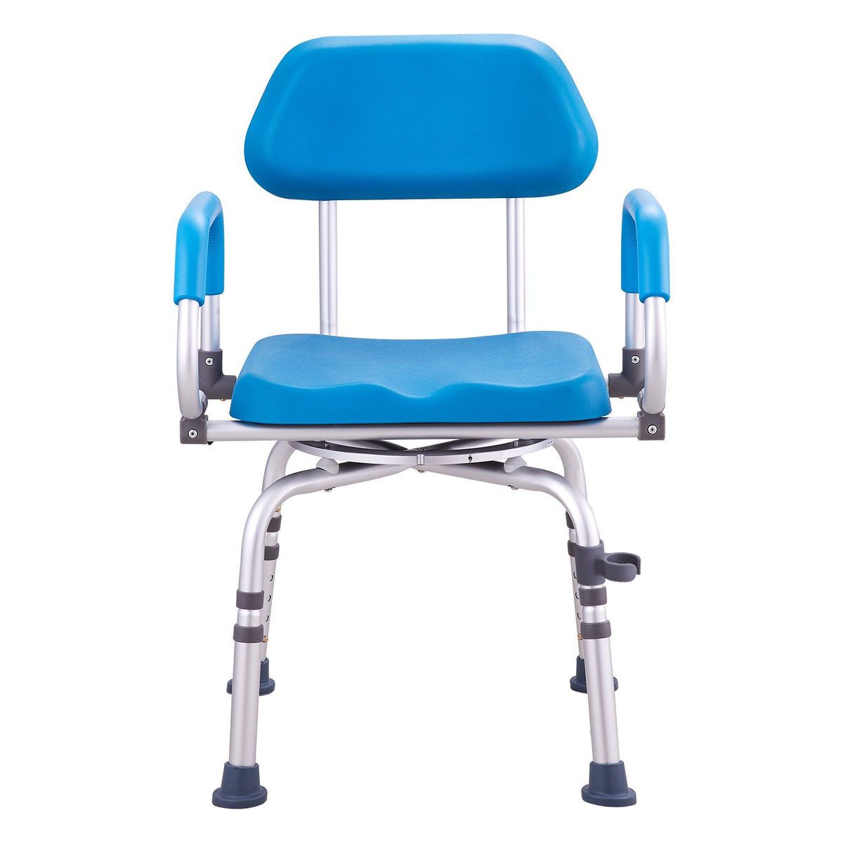 VEVOR Swivel Shower Chair 360 Degree, Adjustable Shower Seat with Pivoting Arms & Padded Bath Seat for Inside Shower or Tub, Non-Slip Rotating Bathtub Chair for Elderly Disabled, 300LBS Capacity - GDSYGZYTLSLKVG9ABV0 - view 10