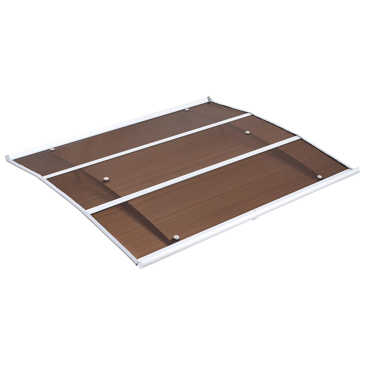 VEVOR Awnings for Door Entrance, 37 x 47 in, Exterior Front Door Window Awnings with Drainage & ABS Bracket, Rain Snow Sun Protection, Overhang Polycarbonate Door Canopy for Porch Patio, Brown - GDSZYP4048INJ4JPP001V0 - view 10