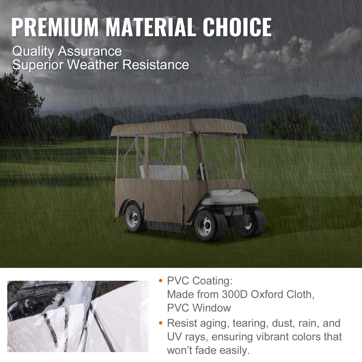 VEVOR Golf Cart Cover - Select Your Configuration - GEFQCZ00000000001V0 - view 3