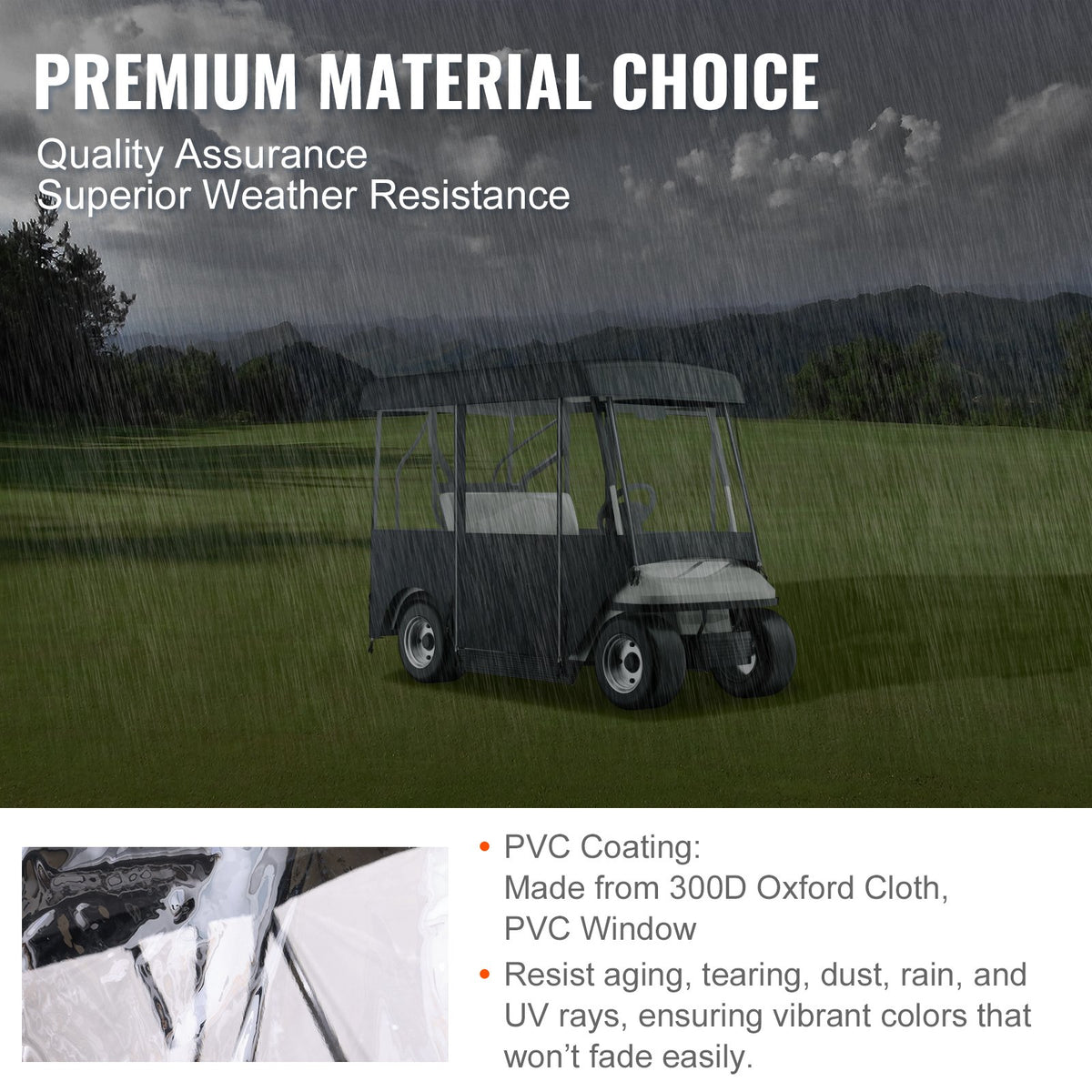 VEVOR Golf Cart Cover - Select Your Configuration - GEFYPCZ4ZHENC-011V0 - view 3