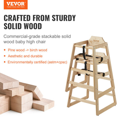 VEVOR High Chair - Select Your Configuration - GJBBDSMCTKW025LN0V0 - view 2