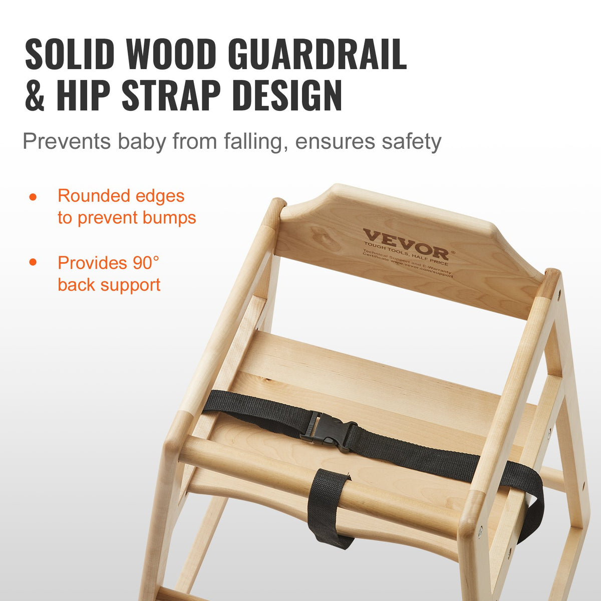 VEVOR High Chair - Select Your Configuration - GJBBDSMCTKW025LN0V0 - view 3
