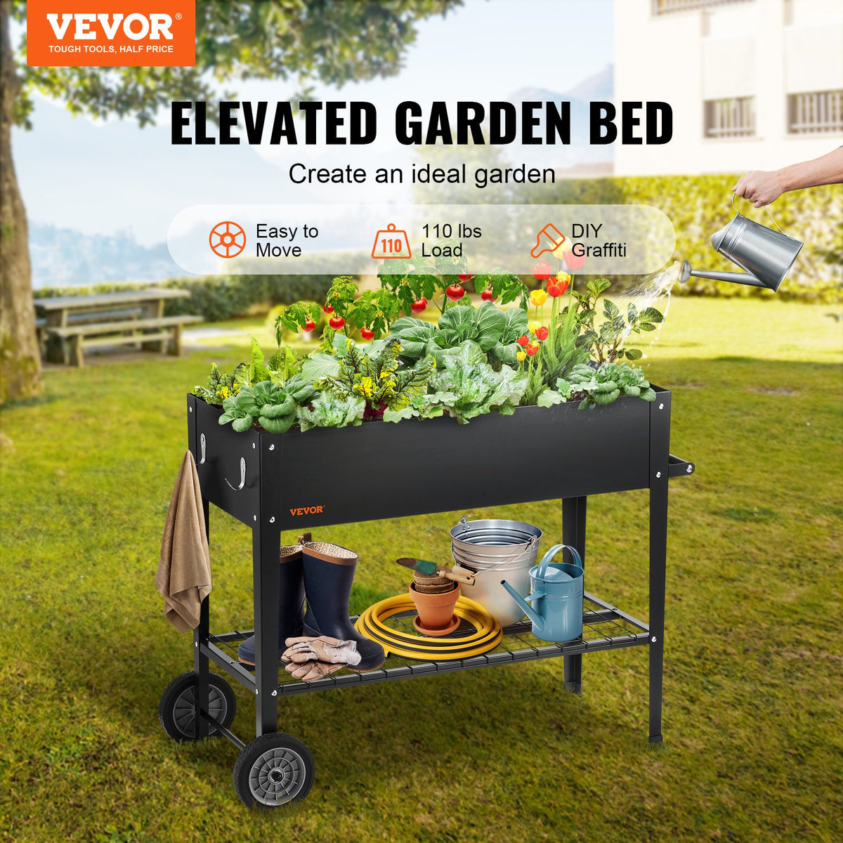 VEVOR Planter Box with Legs - Select Your Configuration - GJSJSZZCTHS37XXG2V0 - view 2